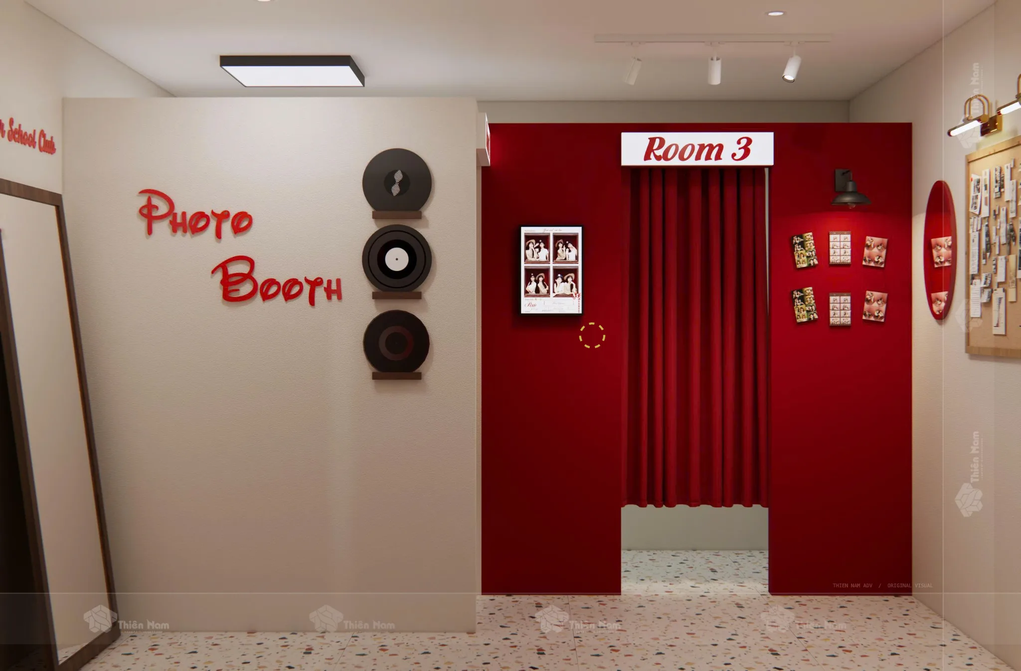 Tầng trên ưu tiên booth và trải nghiệm riêng tư
