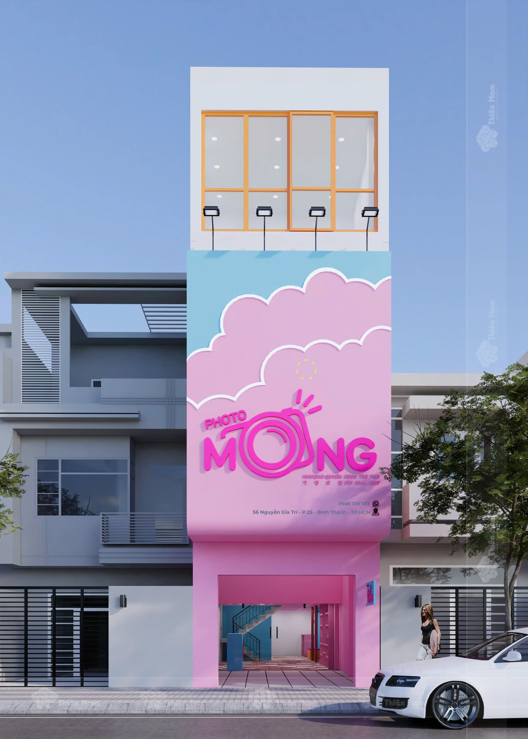 Mặt tiền Photo Mong tạo nhận diện mạnh tại Bình Thạnh