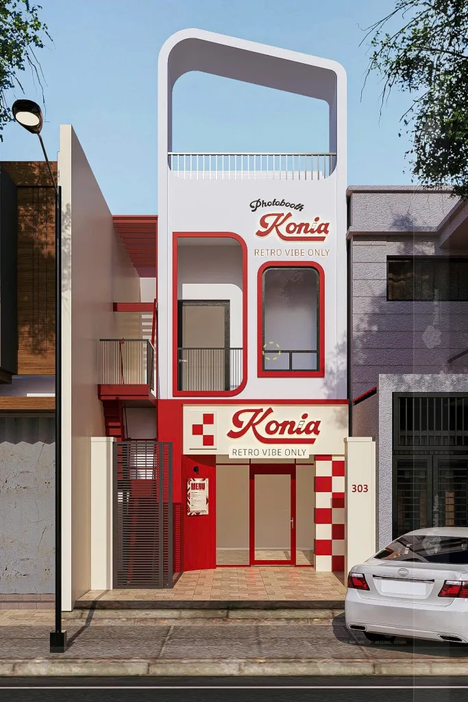Thiết kế Photobooth Konia phong cách Retro Mỹ trẻ trung