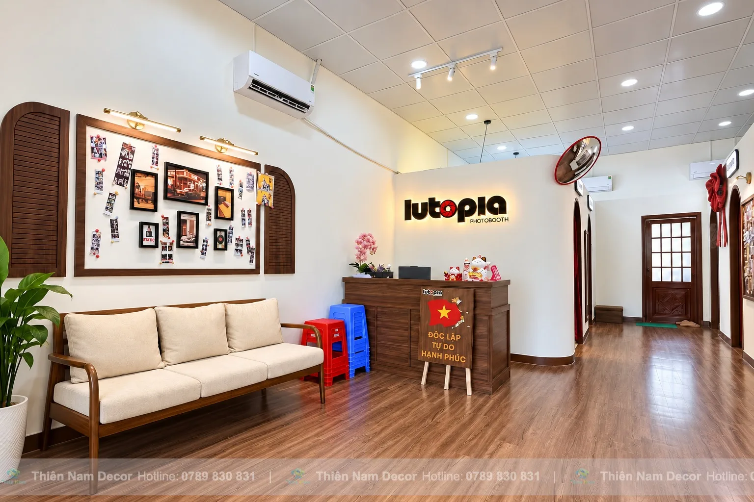 Không gian chụp ảnh Lutopia sau thi công