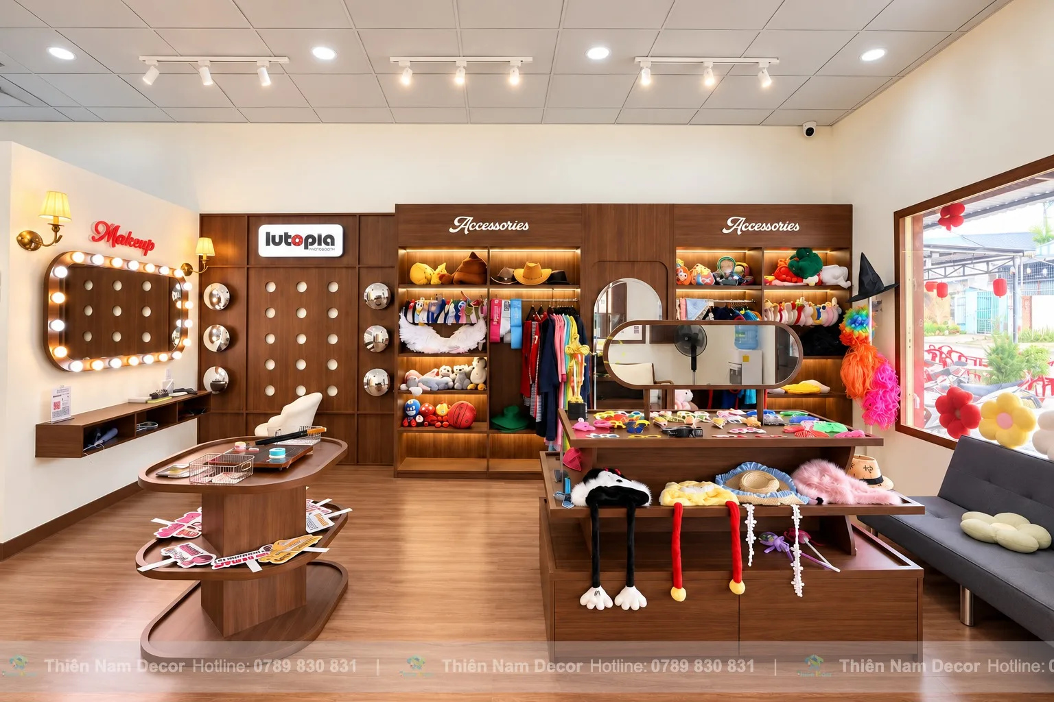 Chi tiết nội thất Photobooth Lutopia