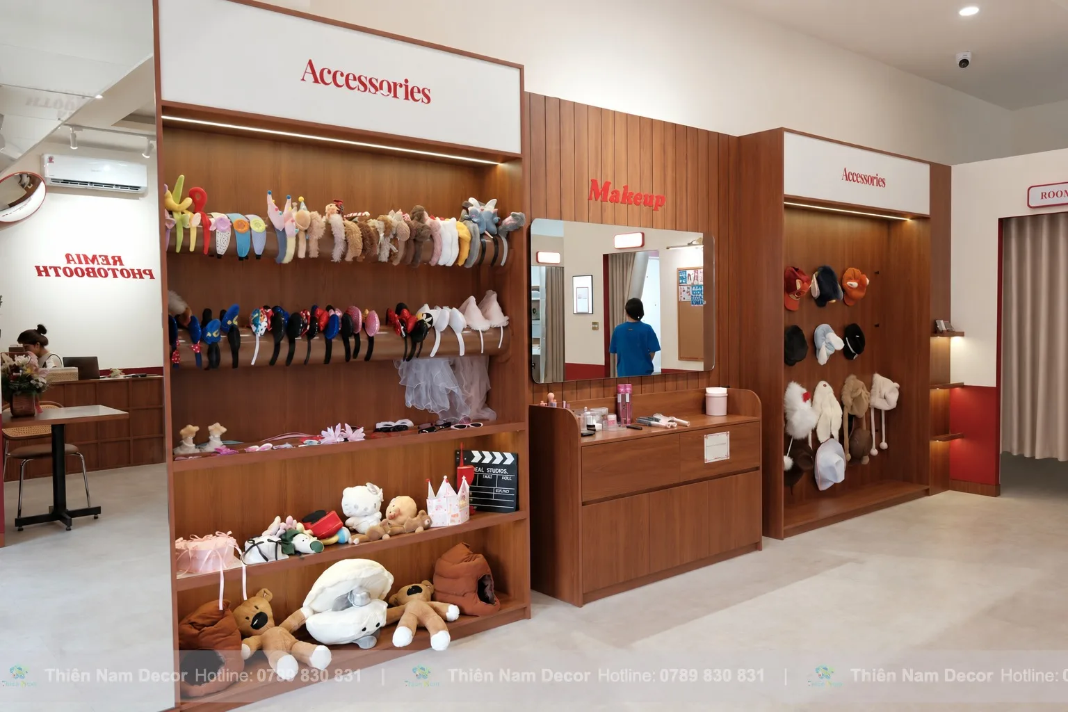 Khu vực chụp ảnh tại Photobooth Remia