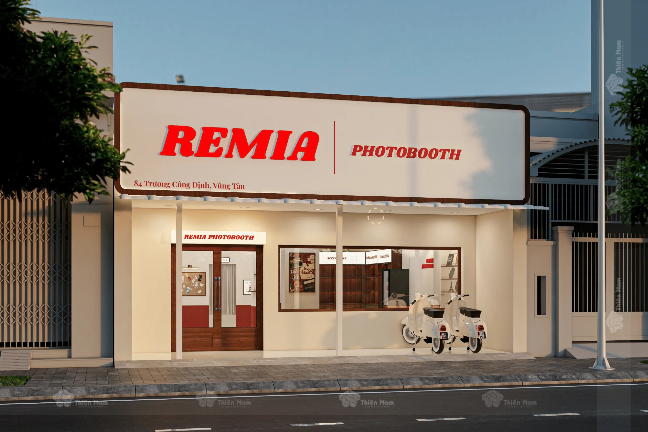 Thiết kế Photobooth Remia Vũng Tàu phong cách Retro
