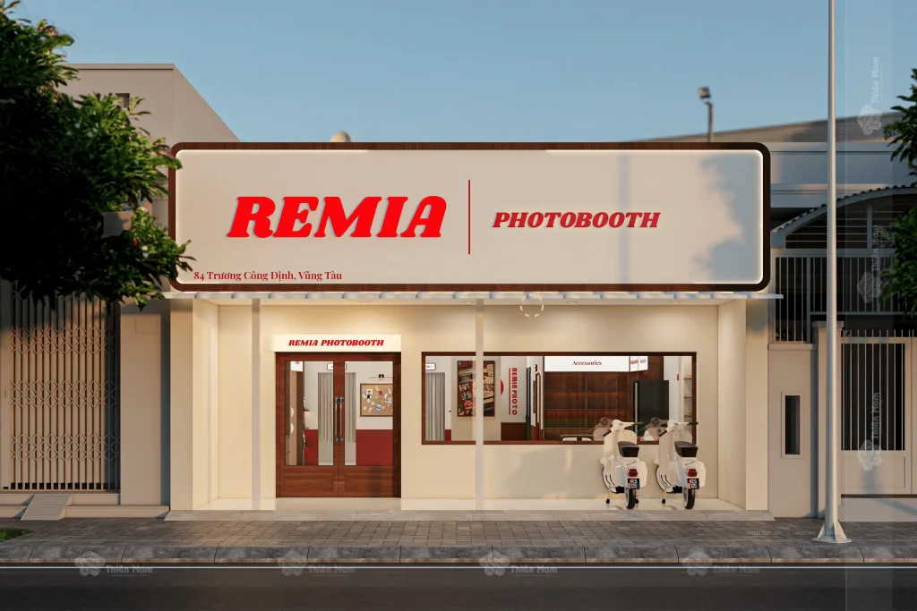 Thiết kế Photobooth Remia Vũng Tàu phong cách Retro