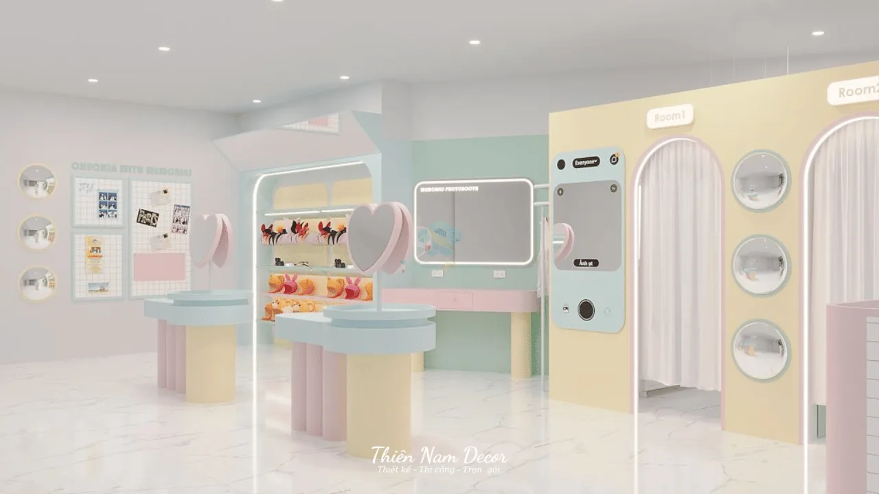 Bố trí phòng chụp là yếu tố quan trọng khi thiết kế Photobooth