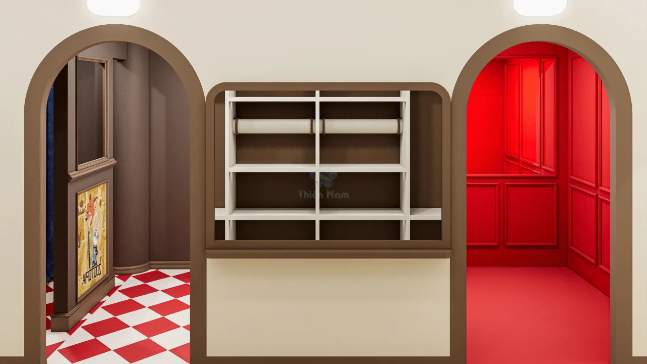 Mẫu thiết kế photobooth diện tích nhỏ 20–30m²
