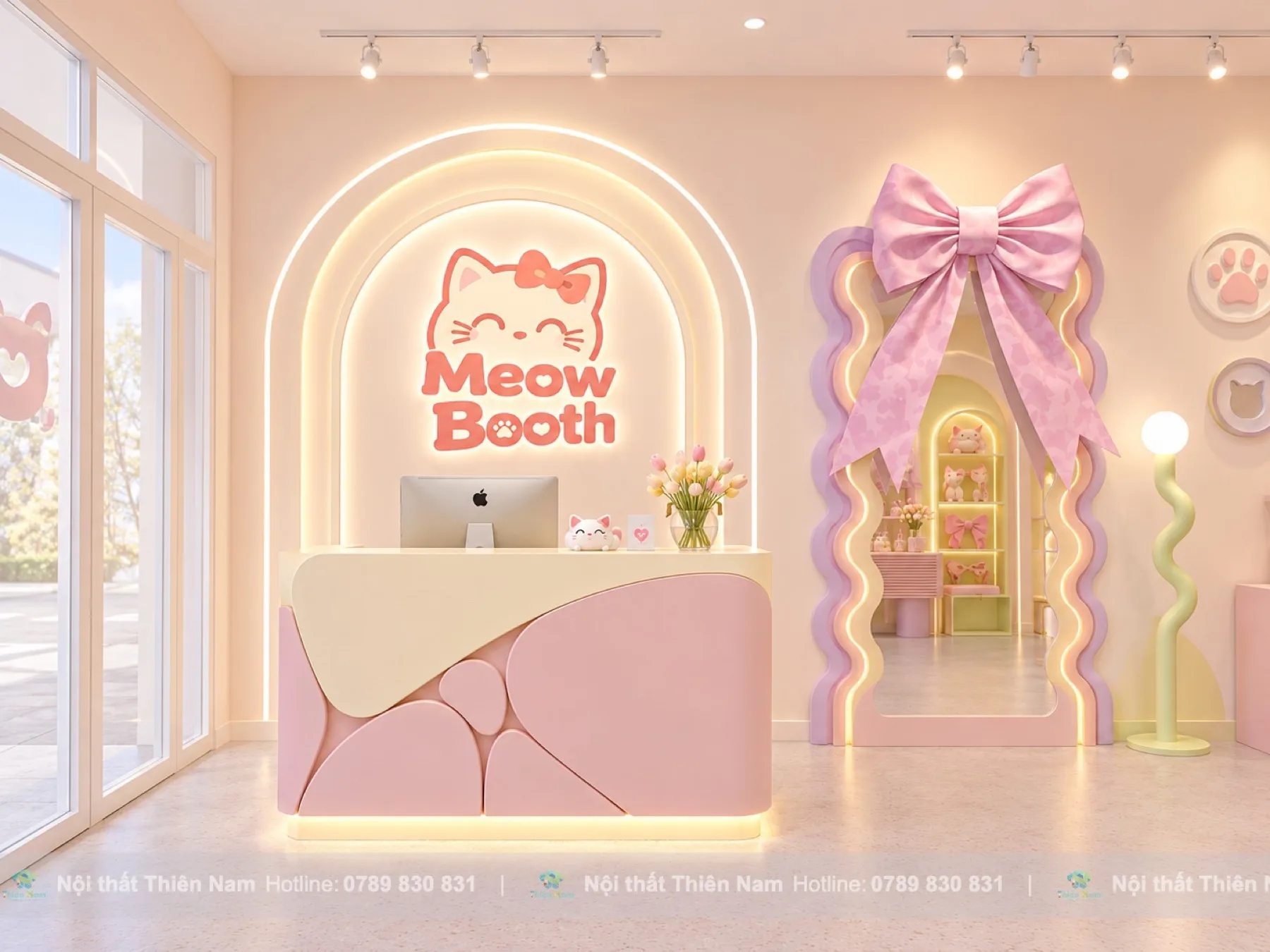 Thiết kế Photobooth Meow 40m² phong cách Hàn Quốc - Tổng quan không gian photobooth Thiết kế Photobooth Meow 40m² phong cách Hàn Quốc - Tổng quan không gian photobooth