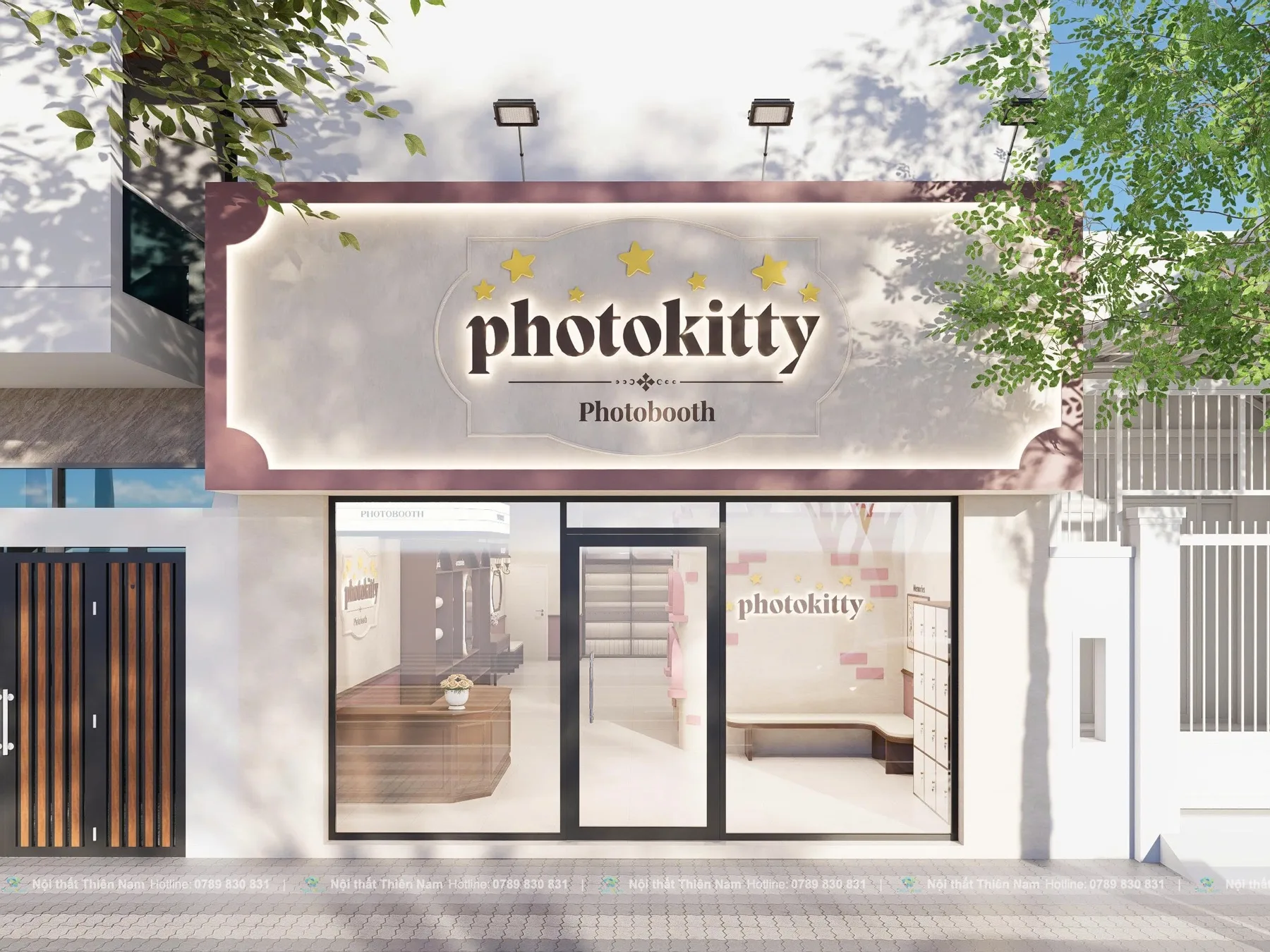 Thiết kế Photobooth Photo Kitty 65m² tại Quận 9