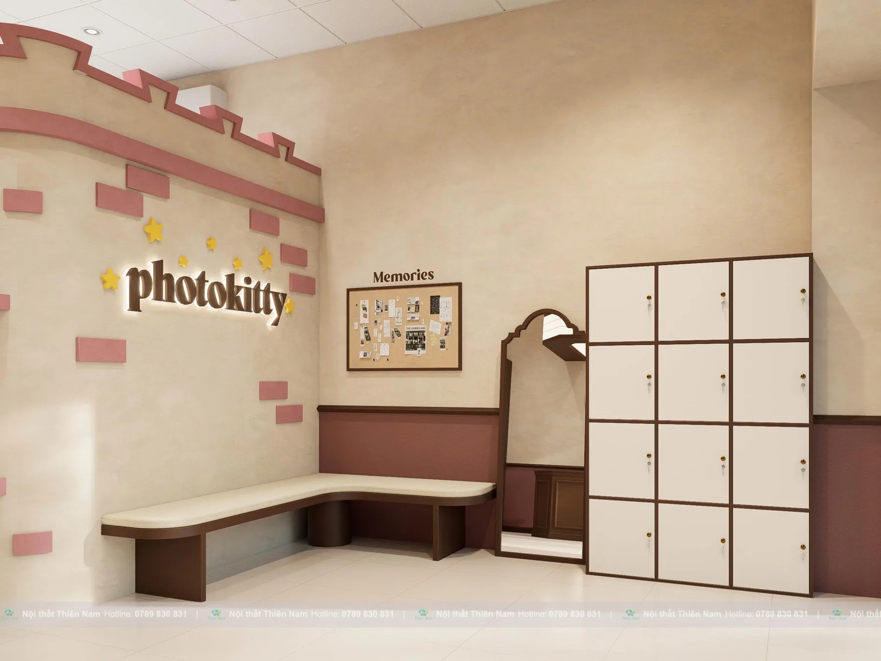 Thiết kế Photobooth Photo Kitty 65m² tại Quận 9 - Tổng thể concept thiết kế Thiết kế Photobooth Photo Kitty 65m² tại Quận 9 - Tổng thể concept thiết kế