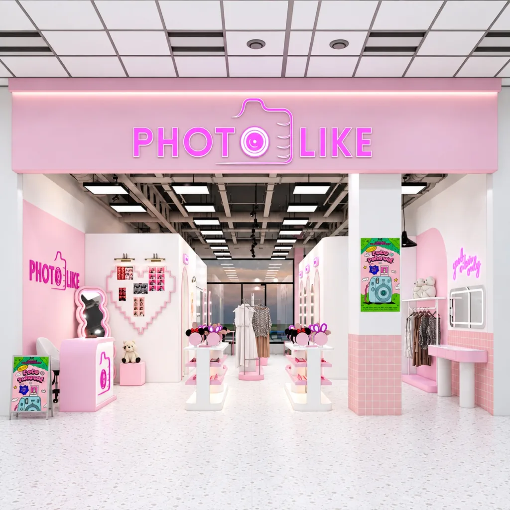 Thiết kế Photobooth Photo Like 60m² hiện đại tại TP.HCM