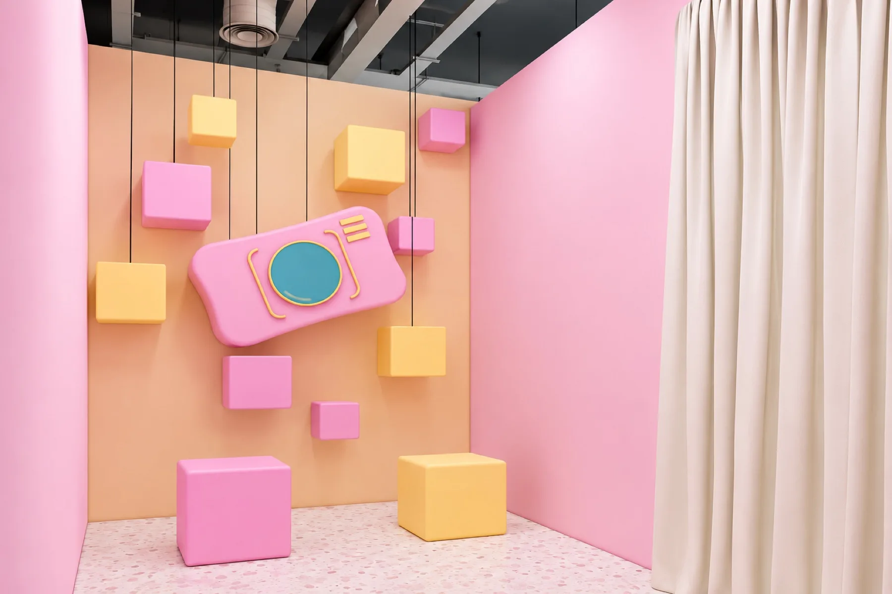 Thiết kế Photobooth Photo Like 60m² hiện đại - Booth chụp riêng tư